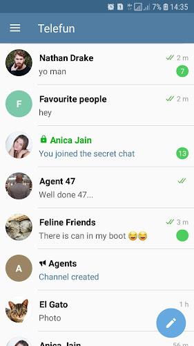 Telefun Fake chat maker Prank Screenshot1