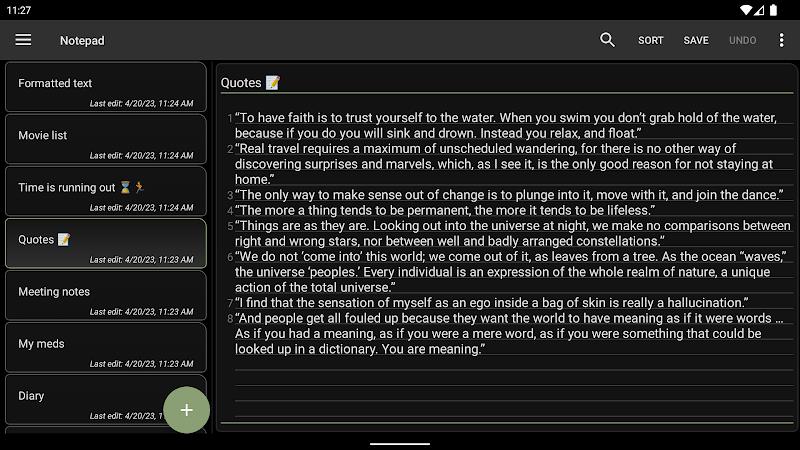 Notepad - simple notes Screenshot10