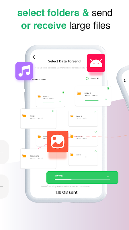 Smart switch-Data transfer app Screenshot2