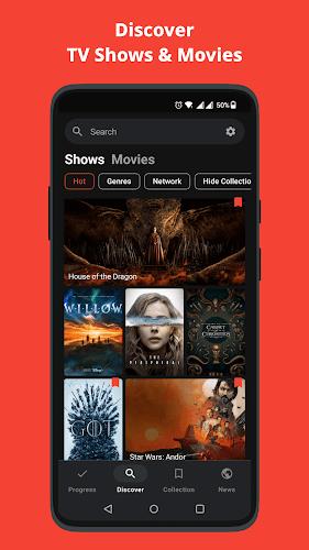 Showly: Track TV Shows & Movie Screenshot1