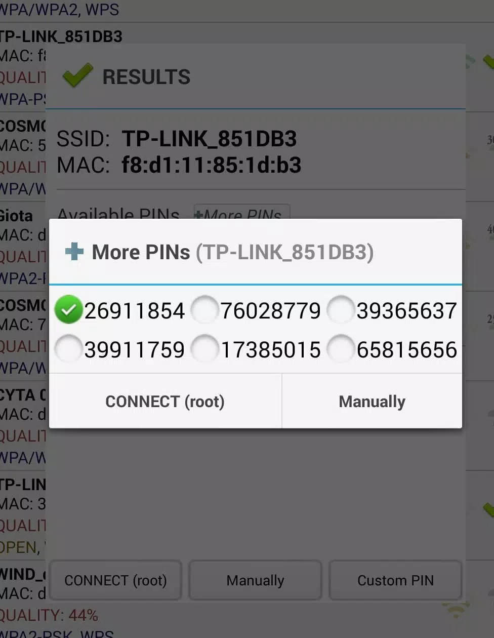 Wifi WPS Plus Screenshot3