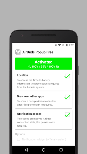 AirBuds Popup - airpod battery Screenshot3