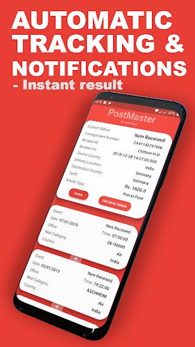 Speed Post Tracking: PostMaste Screenshot1