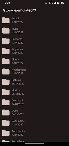 zFile - Simple File Manager Screenshot1