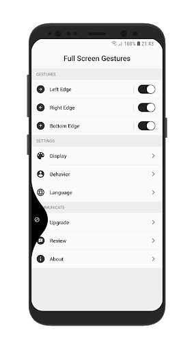 Full Screen Gestures Screenshot1