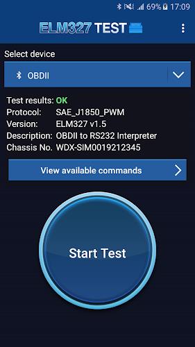 ELM327 Test Screenshot1