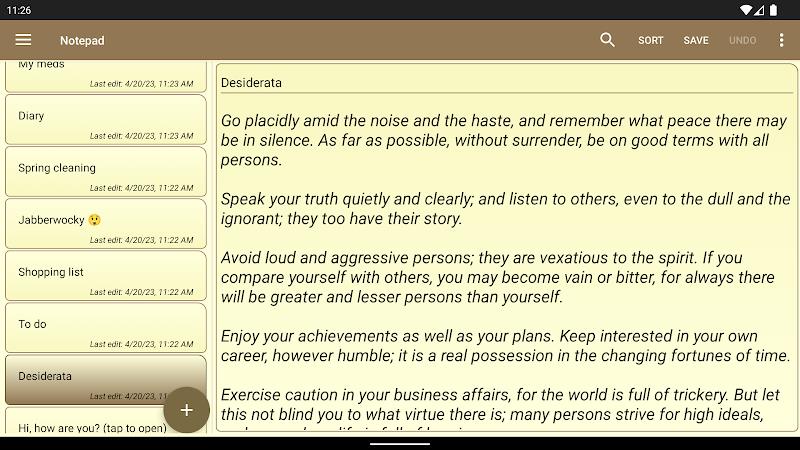 Notepad - simple notes Screenshot9