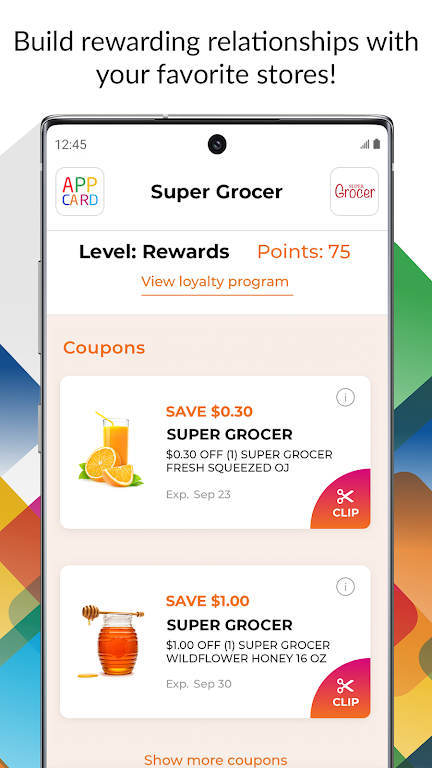 AppCard-Buy. Earn. Redeem. Screenshot1