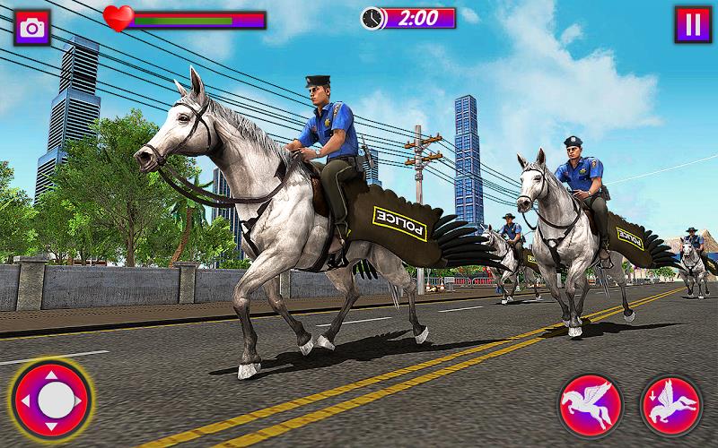 Flying Horse Police Chase Sim Screenshot15