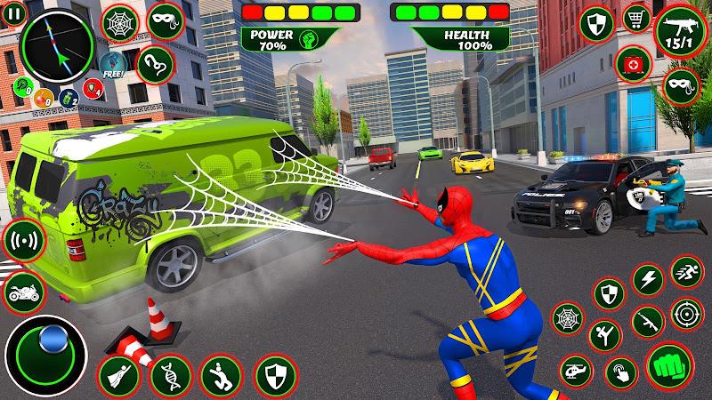 Gangster Crime Rope Hero City Screenshot5