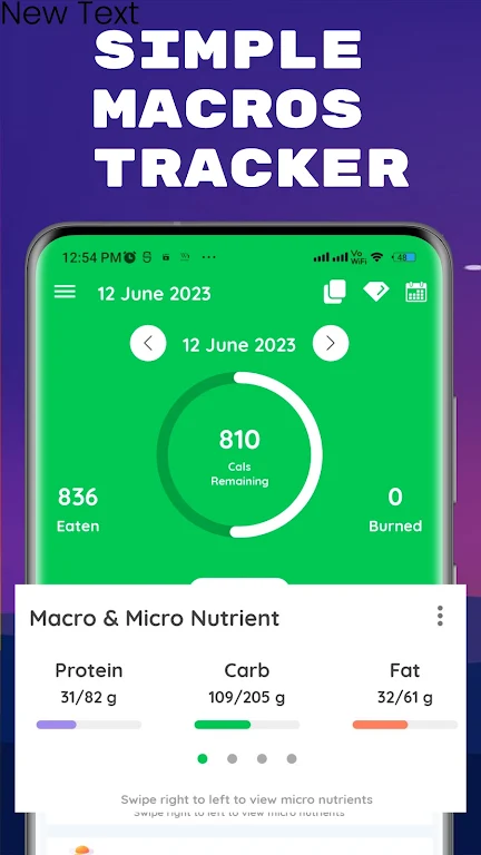 Macro Tracker & Diet Tracker Screenshot1