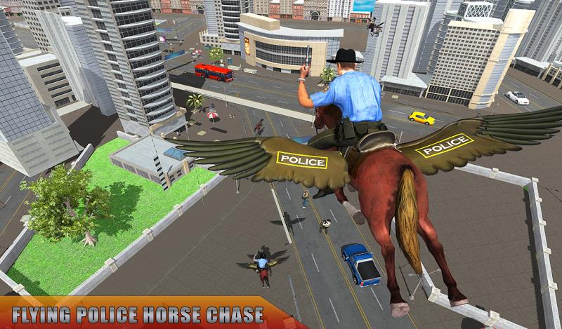 Flying Horse Police Chase Sim Screenshot9