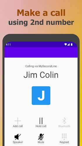My 2nd Line Text & Call Number Screenshot2