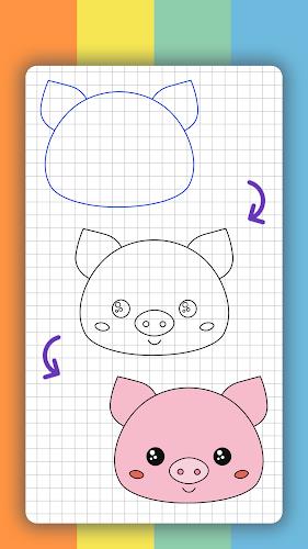 How to draw cute animals Screenshot4