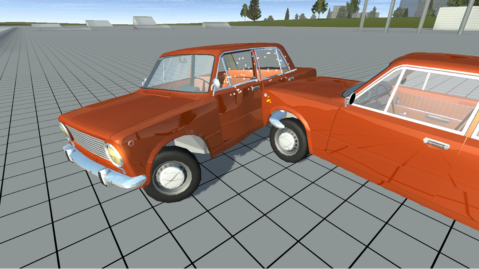 Simple Car Crash Physics Simulator Demo Screenshot4