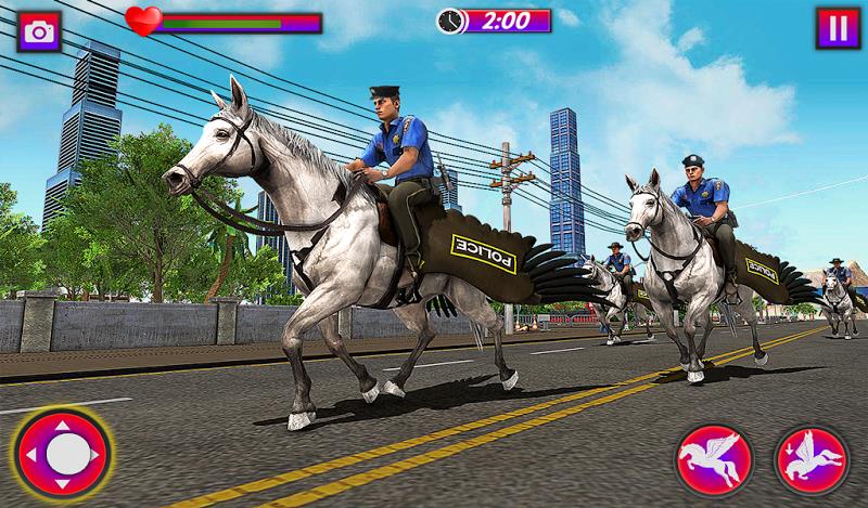 Flying Horse Police Chase Sim Screenshot10