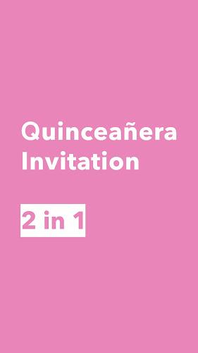 Create Quinceañera Invitation Screenshot1