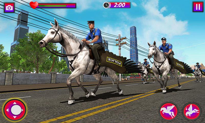 Flying Horse Police Chase Sim Screenshot5