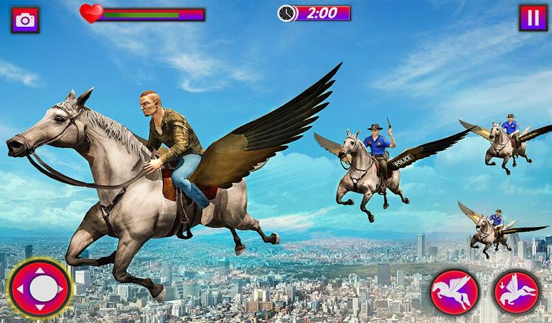 Flying Horse Police Chase Sim Screenshot6