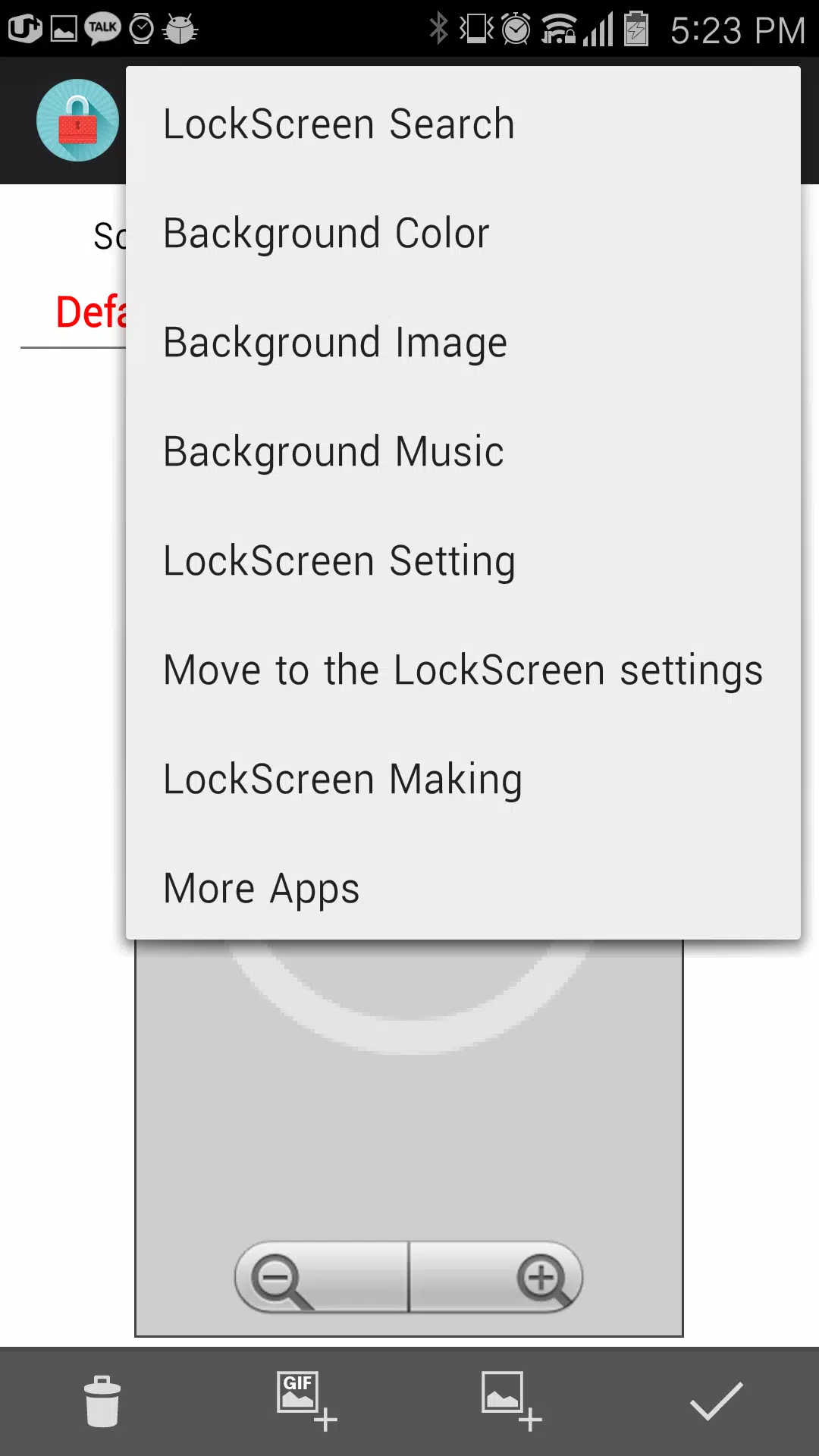 GIF LockScreen Setting Screenshot1
