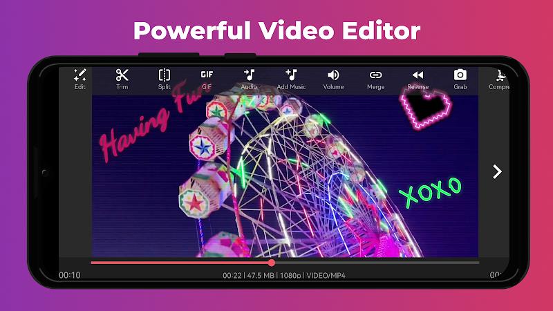 Video Editor & Maker AndroVid Screenshot1