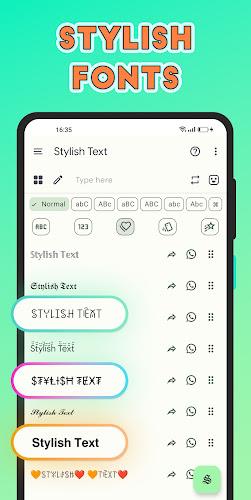 Stylish Text - Fonts Keyboard Screenshot2