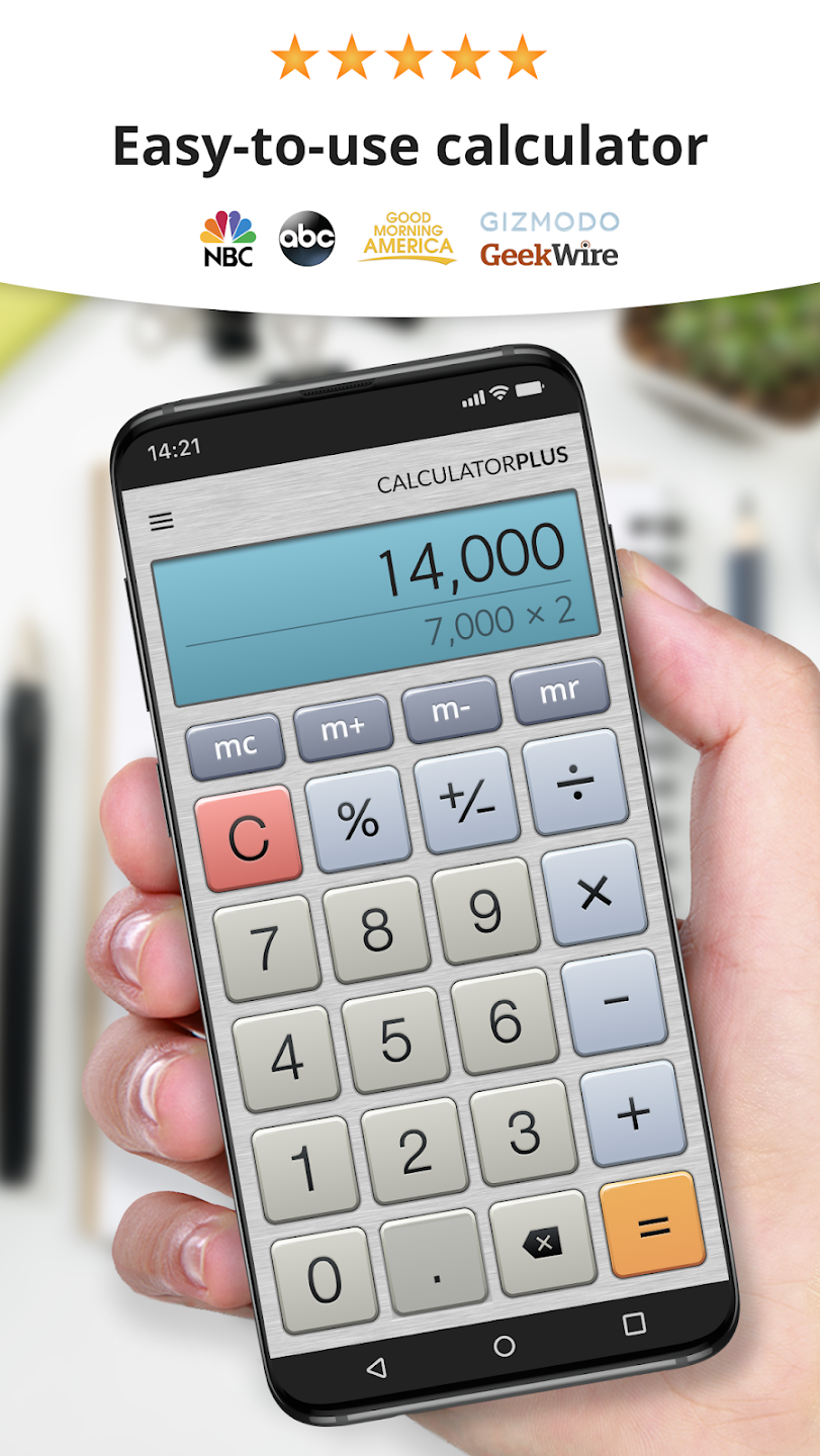 Calculator Plus with History Screenshot1