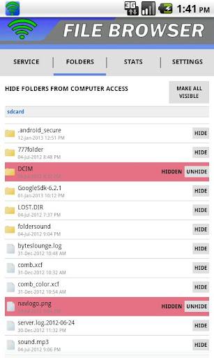 WiFi File Browser Screenshot2