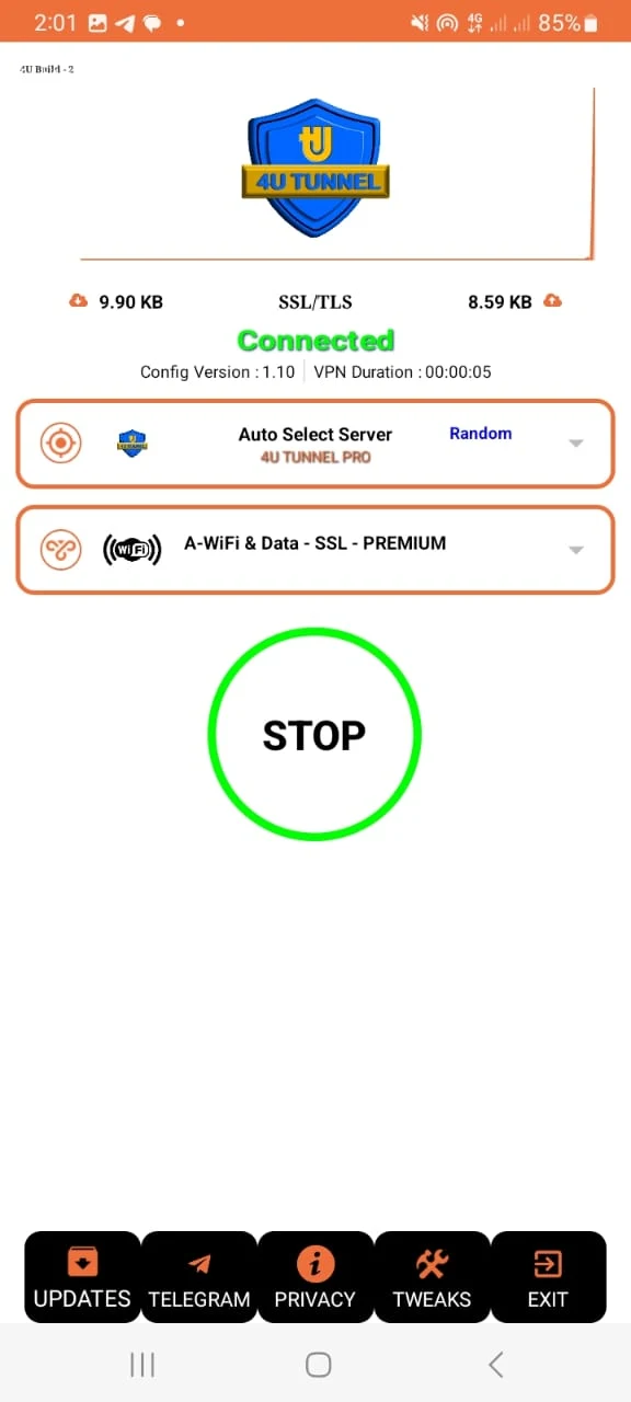 4U TUNNEL PRO - VPN Proxy Screenshot2