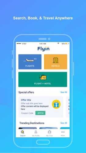 Flyin.com - Flights & Hotels Screenshot1