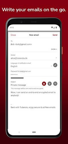 Tutanota - Encrypted Email Screenshot1