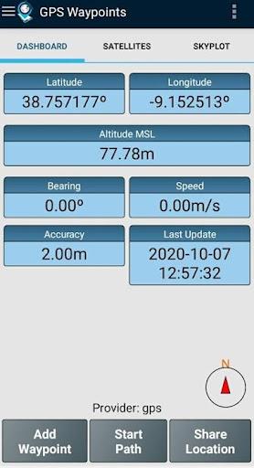 GPS Waypoints Screenshot1