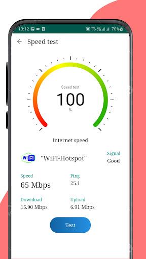 Speed test Wi-Fi & 3G, 5G, 4G Screenshot1