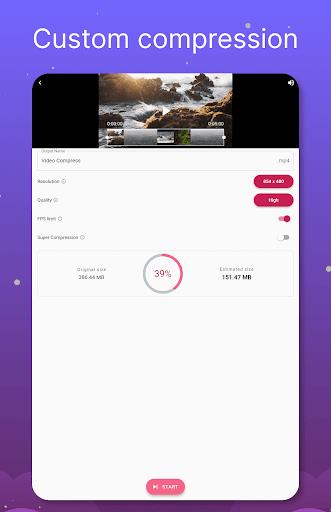 Videos & Movies Compressor Screenshot3