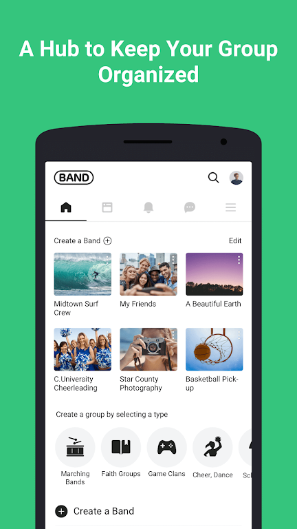 BAND - App for all groups Screenshot1