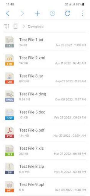 SD Card Manager For Android Screenshot2