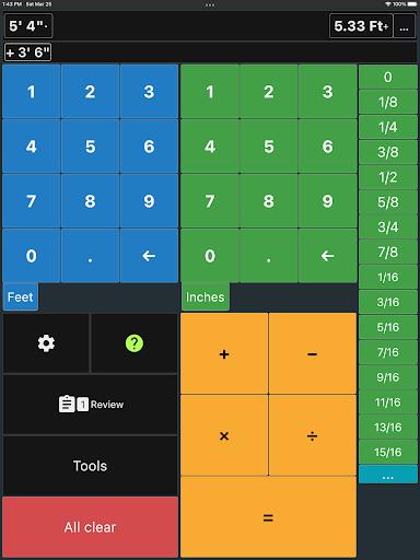 Feet & Inch Construction Calc mod Screenshot2