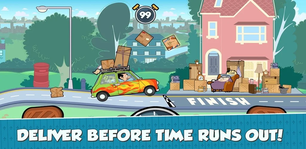 super Mr Bean Runner Jungle Screenshot1