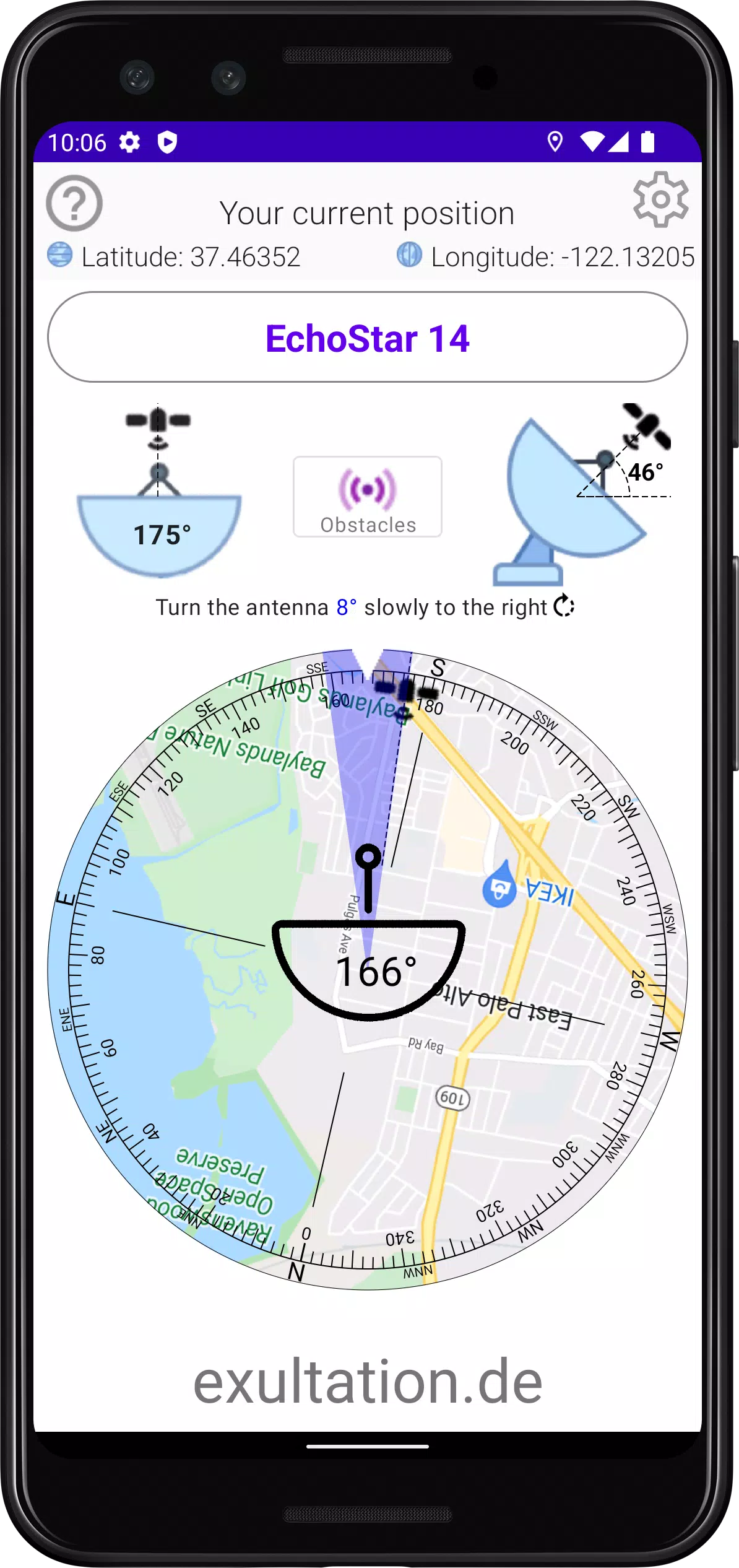 Satellite Finder DishAligner Screenshot3