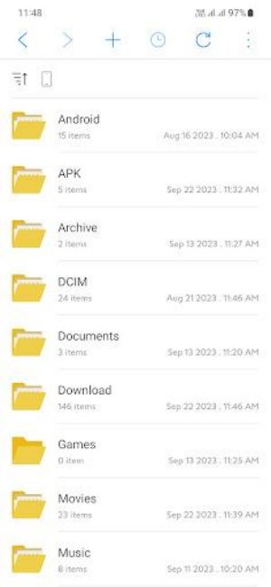 SD Card Manager For Android Screenshot1