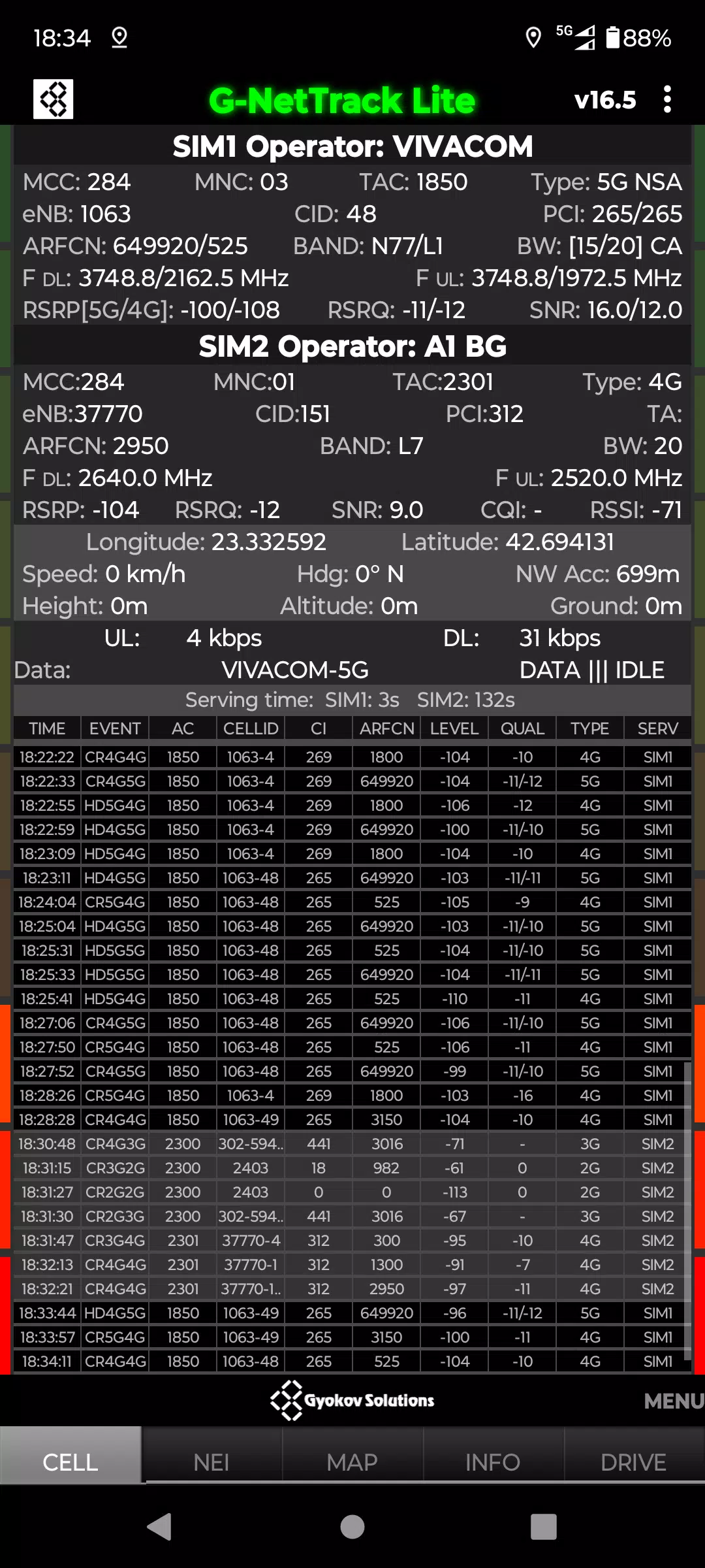 G-NetTrack Lite Screenshot3