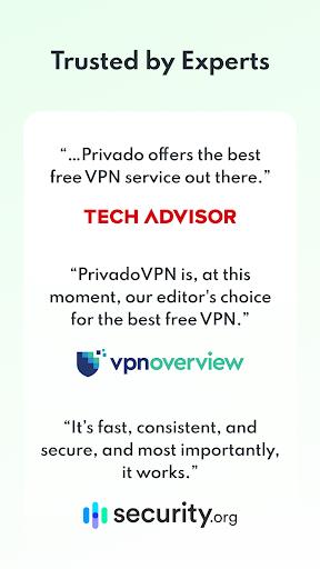 PrivadoVPN - VPN App & Proxy Screenshot1