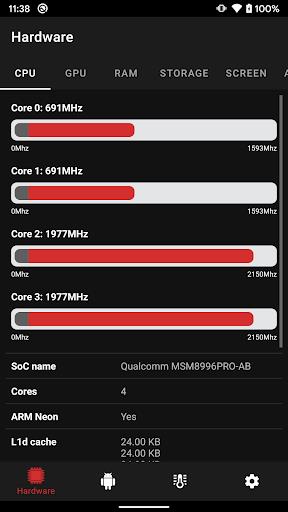 CPU Info (open-source) Screenshot1