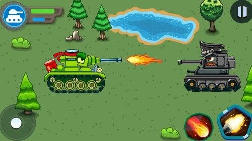 Tank Battle: Tanks War 2D Screenshot1