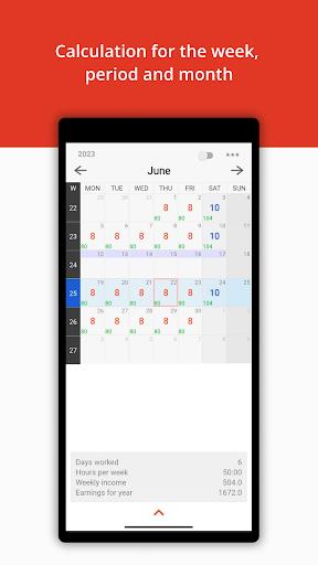 Working Hours and Earnings Screenshot3