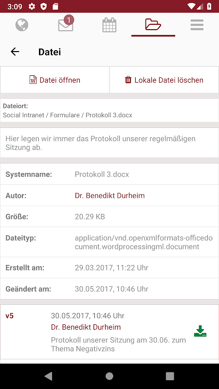 meinBdB Screenshot1