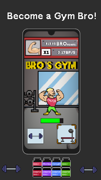 Gym Bro: Idle Sim Screenshot1