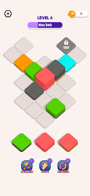 Block Sort 3D - ASMR Tile Sort Screenshot3