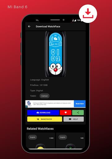 Mi band 6 watch faces Screenshot4