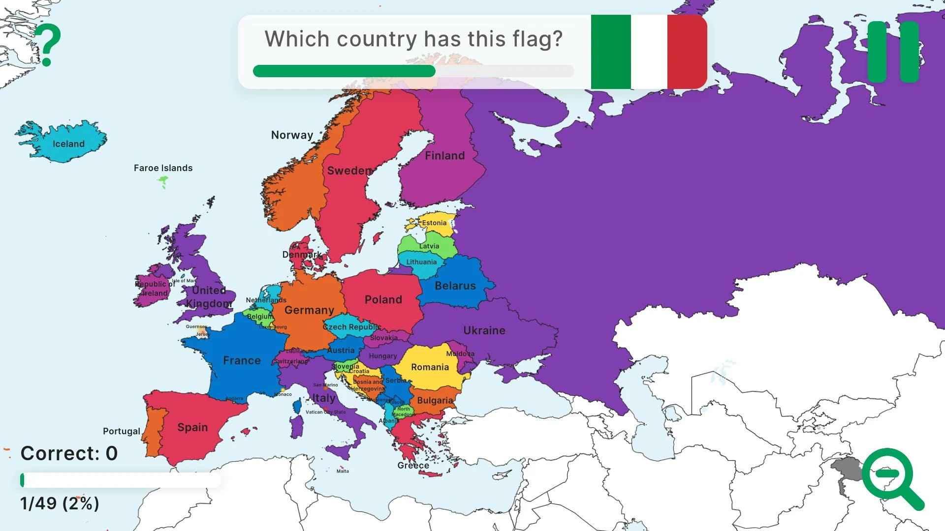 StudyGe Geography capitals flags countries Screenshot1